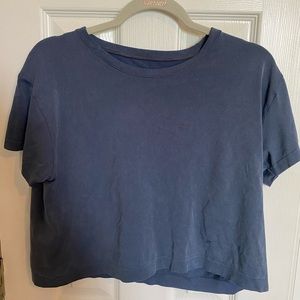 Athleta crop shirt